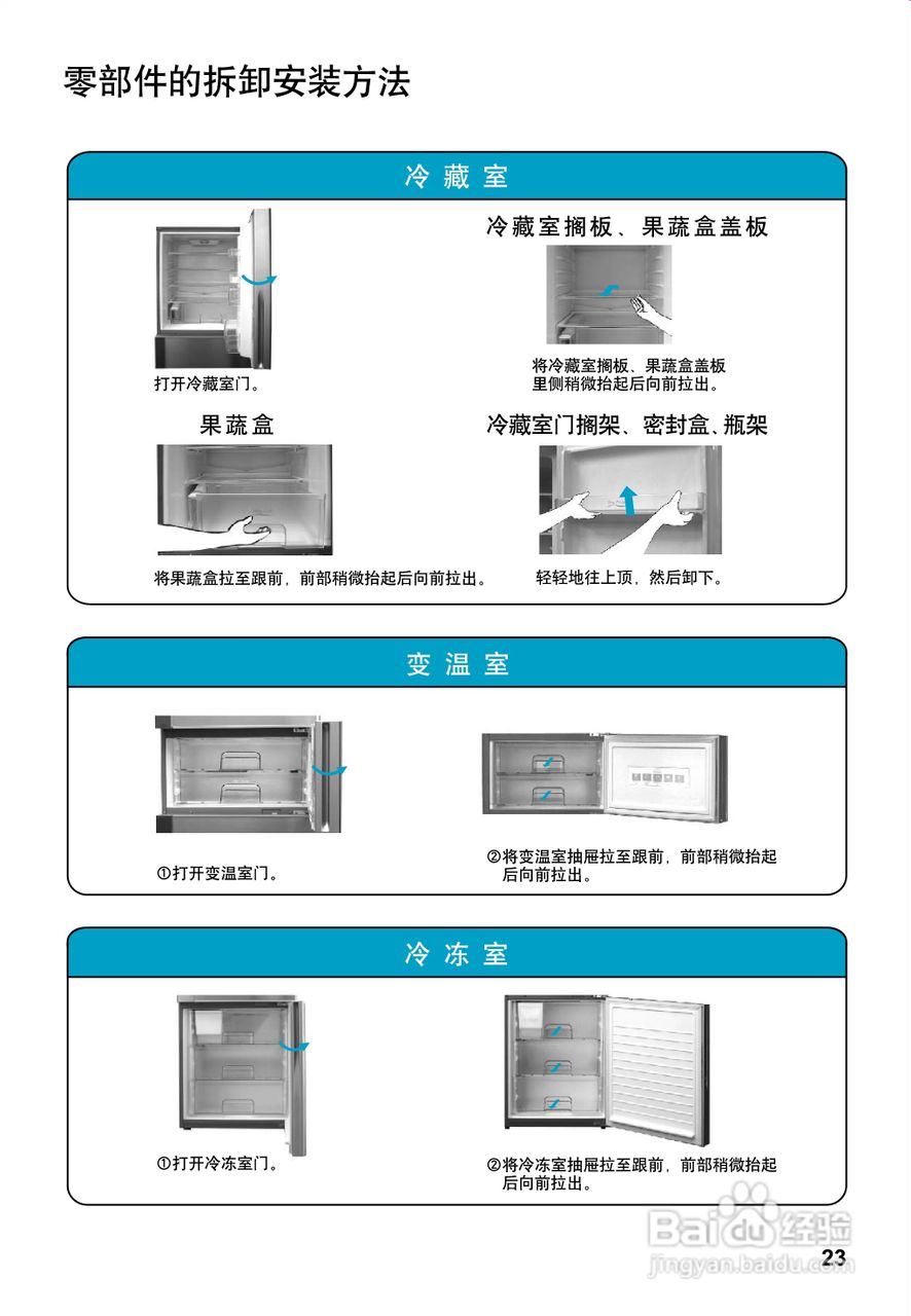 松下NR-C25VX2冰箱使用说明书:[3]