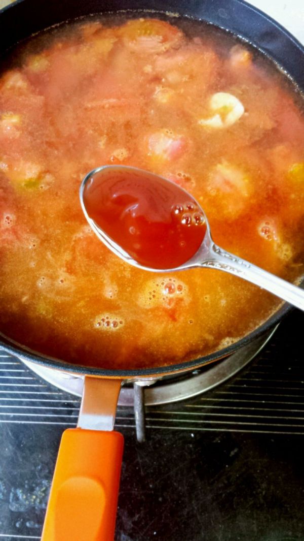 番茄金针菇蛋汤