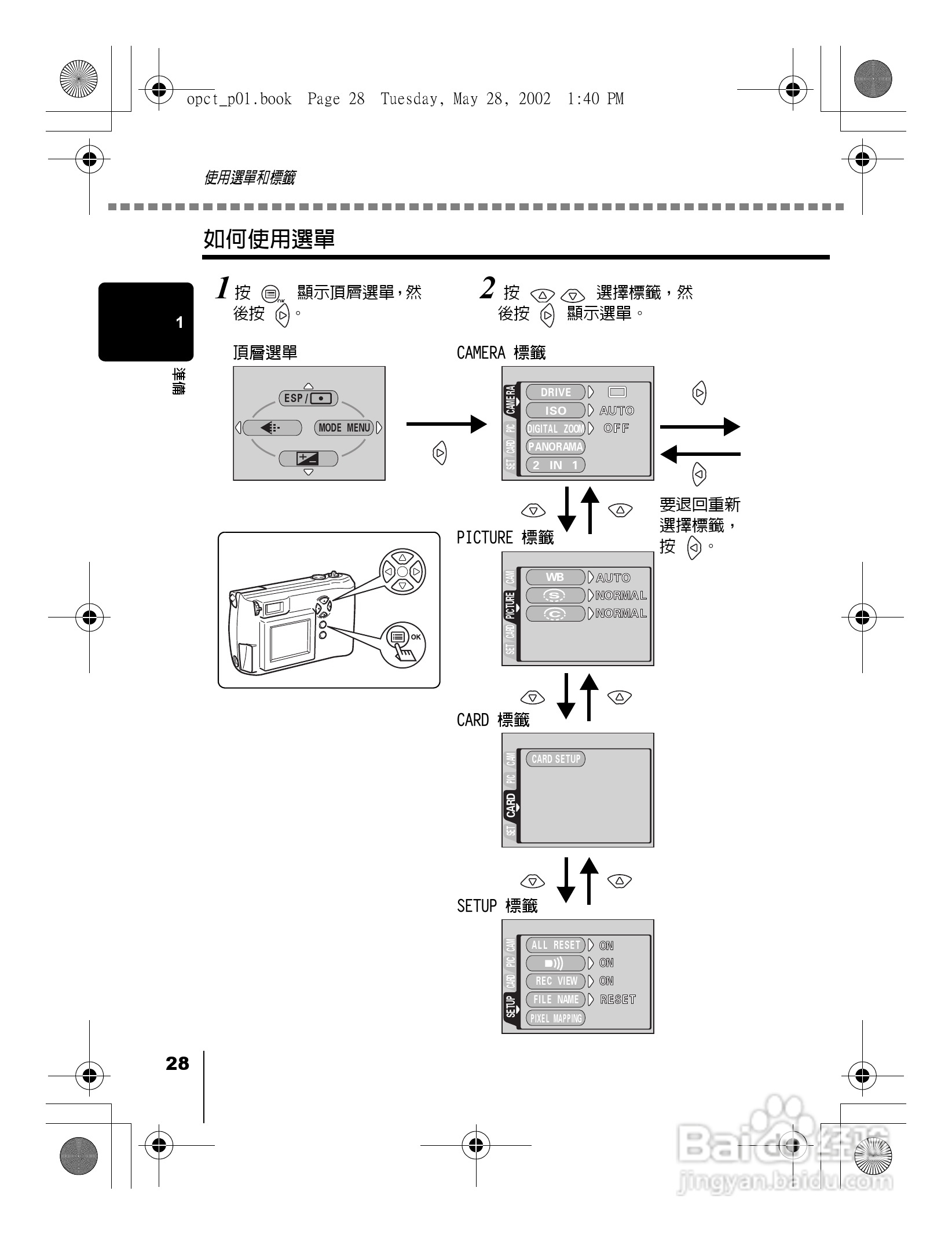 Olympus奥林巴斯D-550Z数码相机说明书:[3]