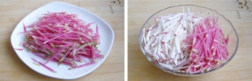 萝卜吃出鸭梨味——糖醋萝卜丝