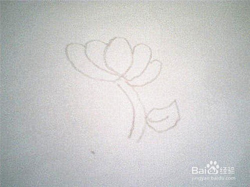 简笔画 漂亮的花怎样画