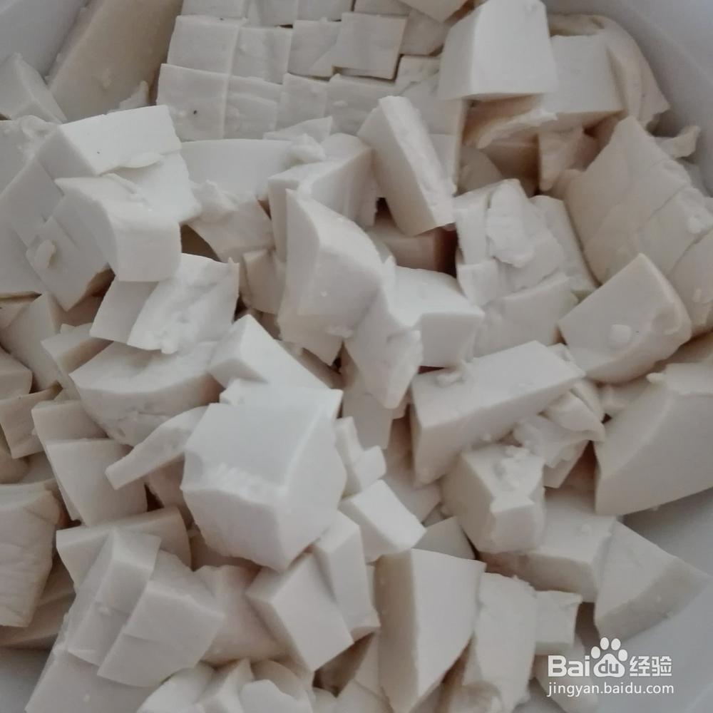 炒水豆腐的做法