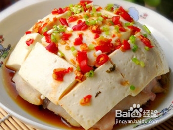动植物蛋白的完美组合 鲜嫩爽滑蒸豆腐