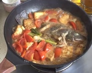 家庭版豆腐焖鱼