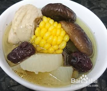 箩卜香菇鸡汤的家常做法