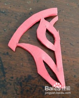 郁金香剪纸的制作图解