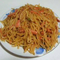 火腿肠土豆丝怎么做