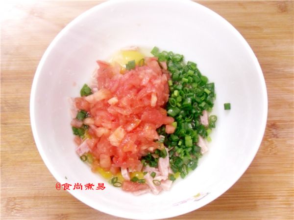 番茄午餐肉炒蛋