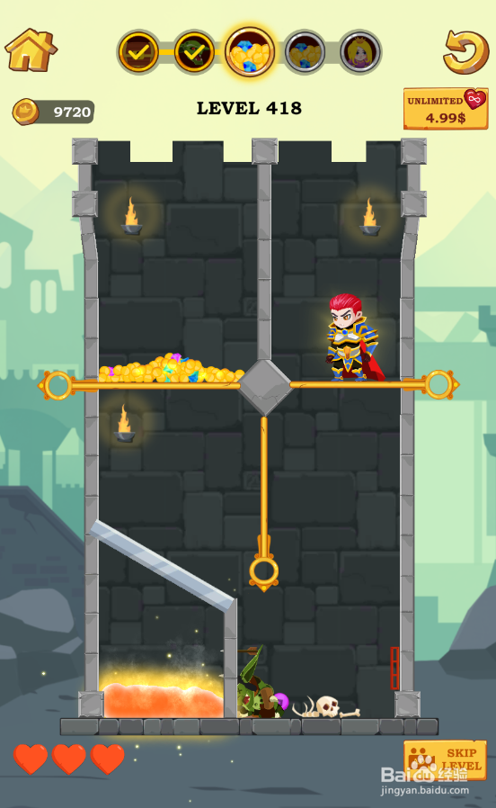 Super Hero Rescue的Level 418如何通过