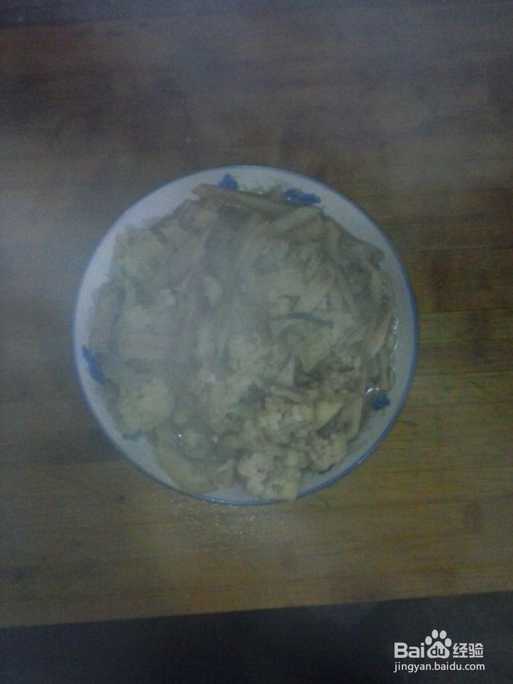 脆香菜花莲藕脆对脆，品尝香脆柔软白加白