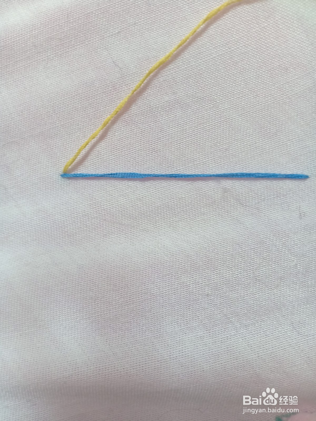 钉线绣绣法教程