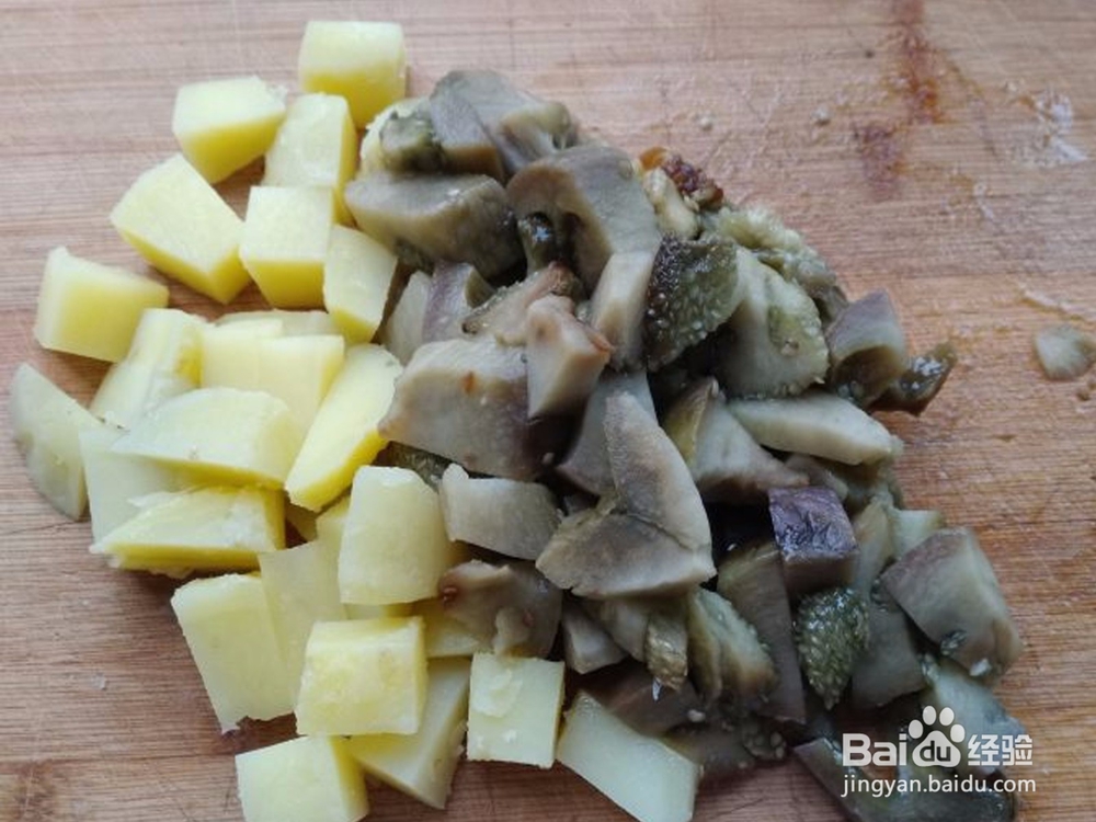 烩茄子土豆（省油版）