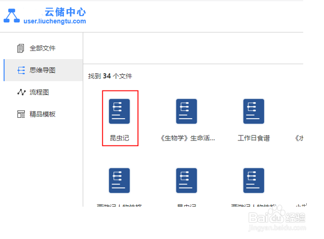 《昆虫记》思维导图模板分享