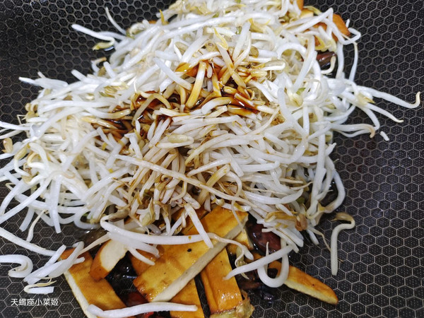 春韭豆芽炒豆干