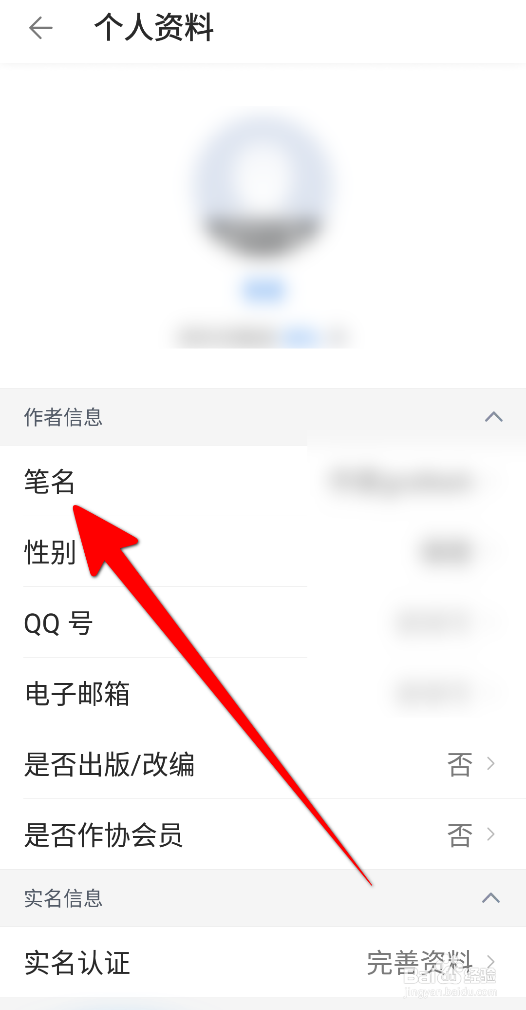 写作助手软件中怎么设置笔名