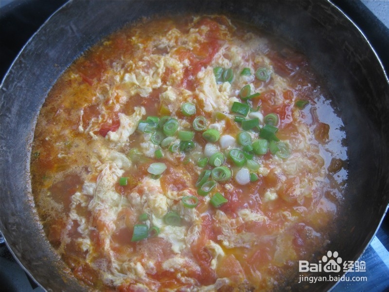 西红柿蛋花美味汤