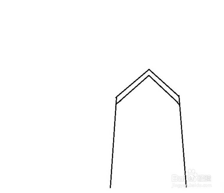 怎么画小学的楼房