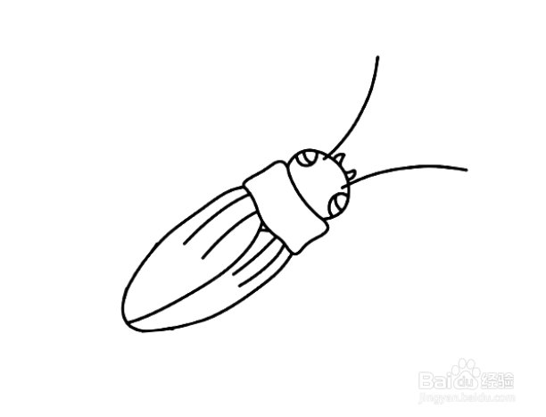画一只蟋蟀图片