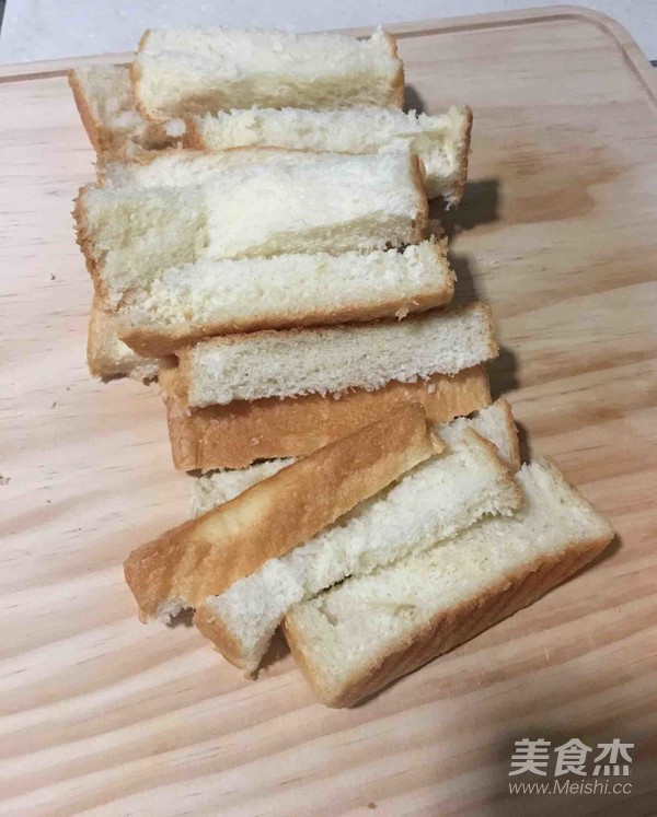 葱香吐司条的做法
