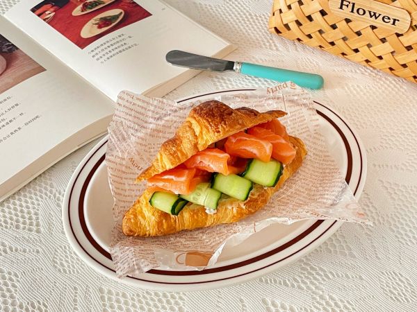 三文鱼夹心三明治