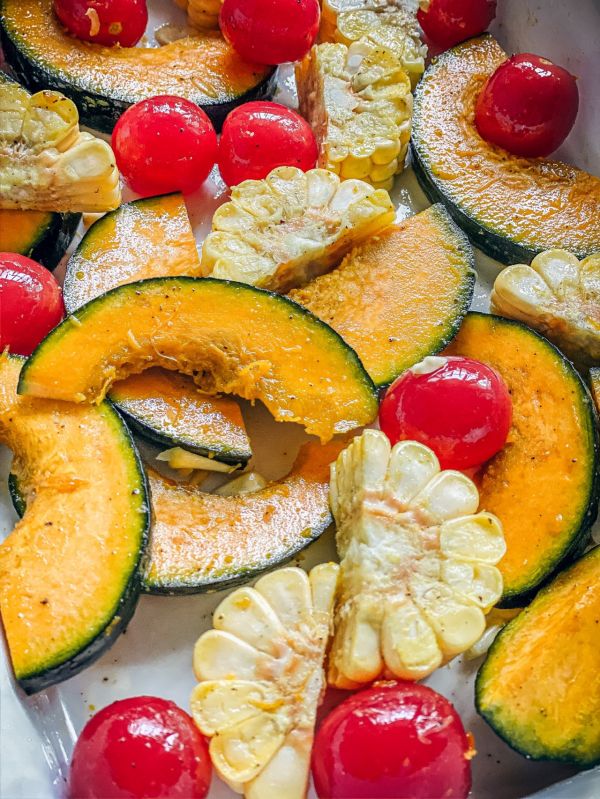 低脂时蔬烤鸡胸肉