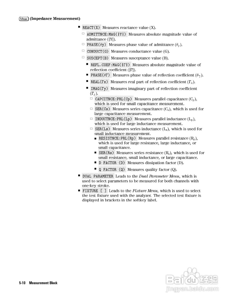 HP4291B分析仪说明书:[8]