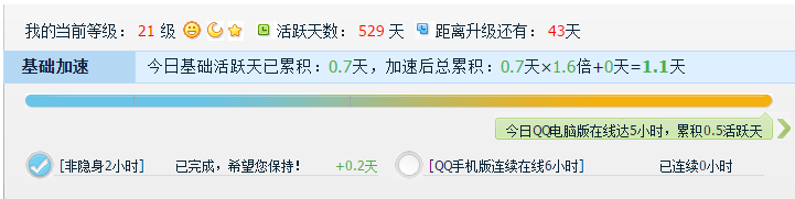 QQ等级如何更快的升级
