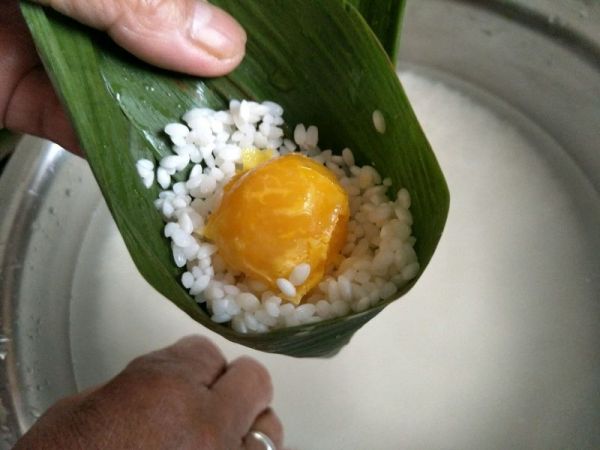 蜜枣粽和蛋黄粽