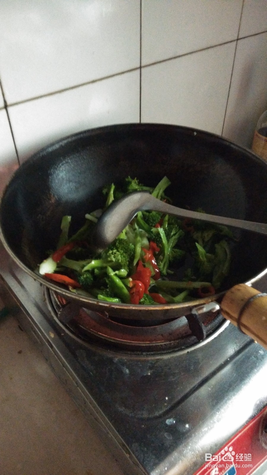 清炒西兰花---素菜