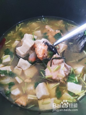 三文鱼豆腐汤