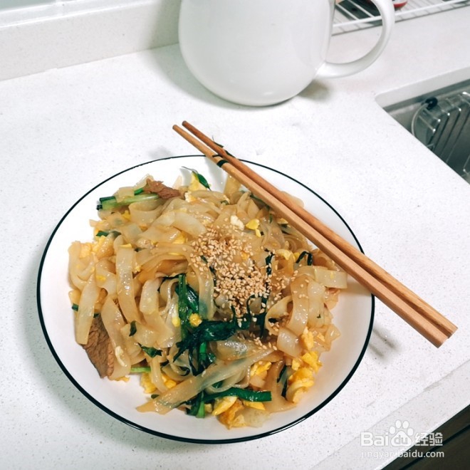 港式炒牛河。