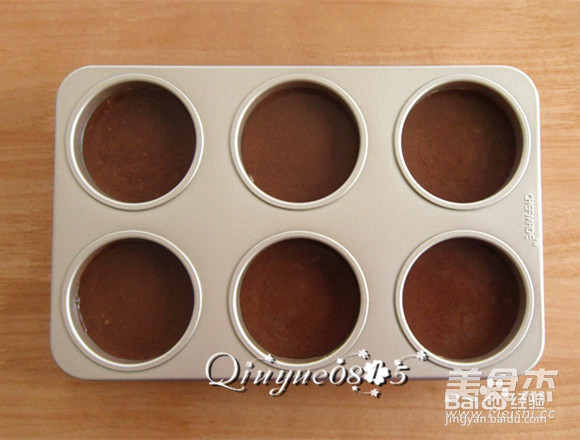 可可蛋糕盏的做法