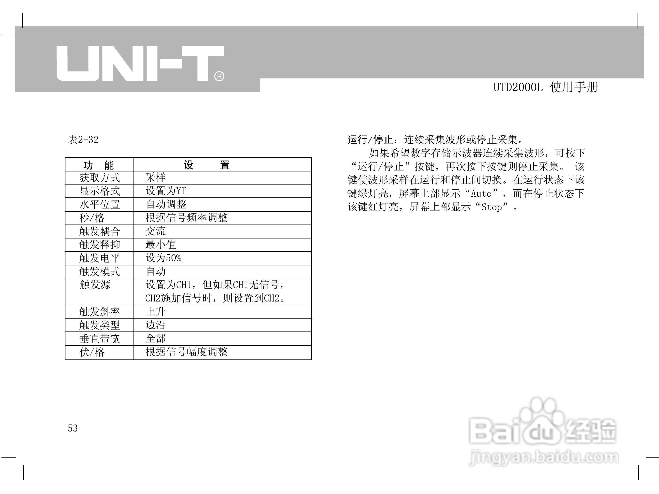 UTD2000L数字示波器使用手册:[7]