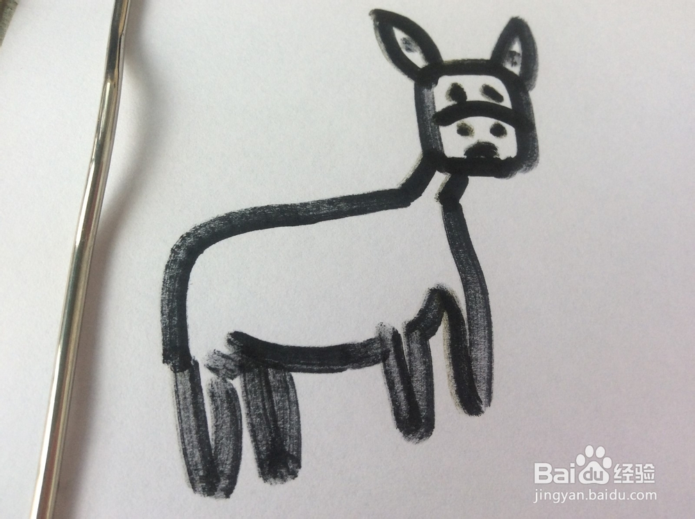 如何画小毛驴,小毛驴的简笔画如何画?
