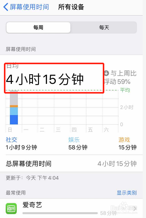 iPhone 7 如何查看屏幕使用时间
