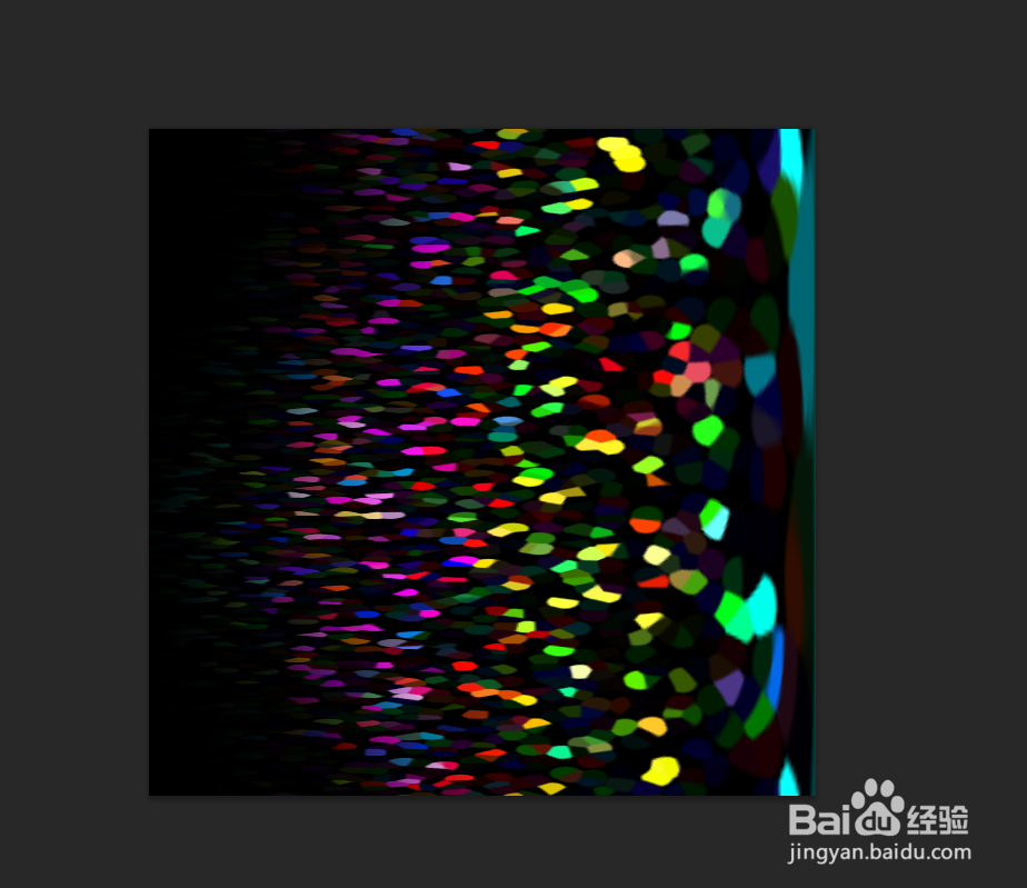 PS通过滤镜制作烟花