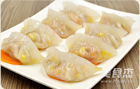 晶莹剔透的水晶虾饺
