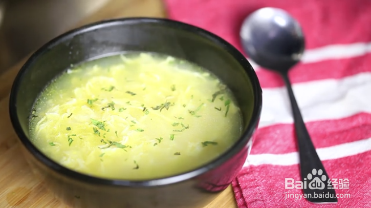 如何制作蛋花汤