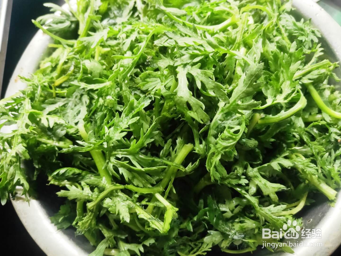 凉拌茼蒿---养生菜系列