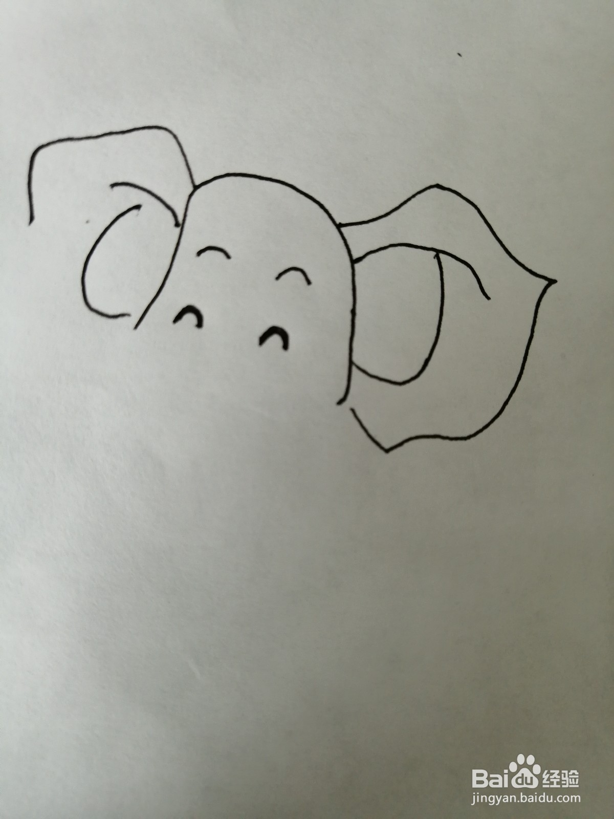 大象简笔画怎么画