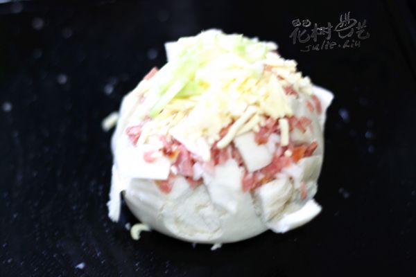 芝士培根开花馒头