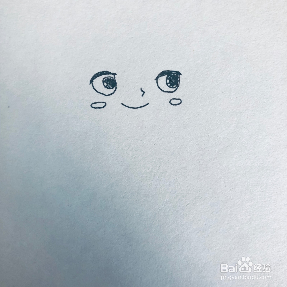 自信的卷发女王卡通画绘画