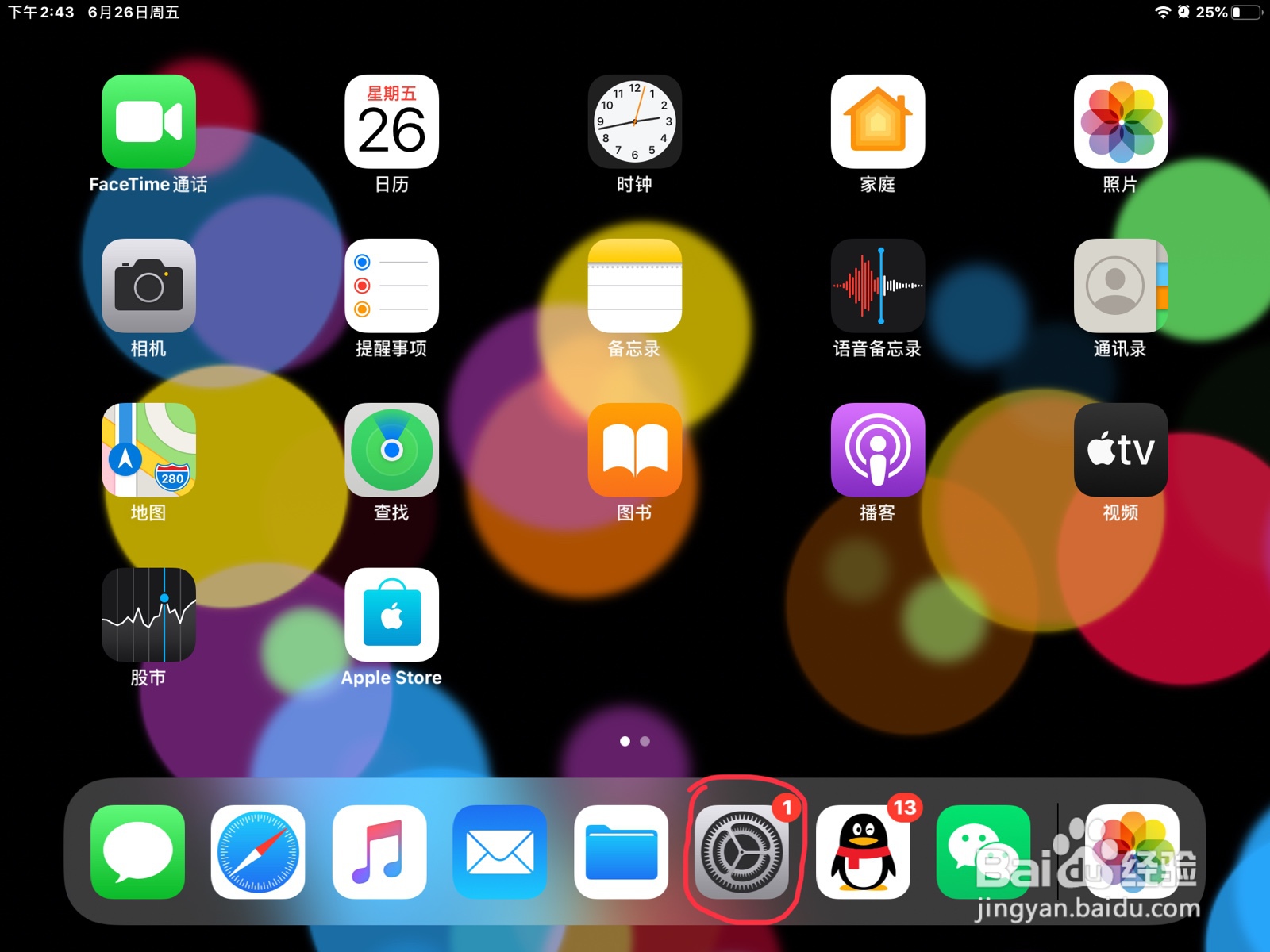 iPad怎么打开朗读所选项