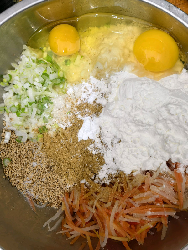 土豆胡萝卜丸子