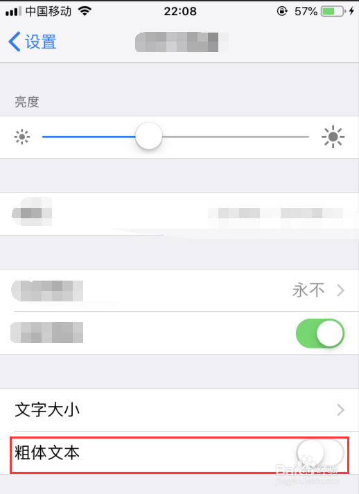 苹果手机如何调整字体大小