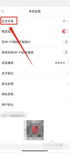 掌尚鹤壁app如何设置正文字号