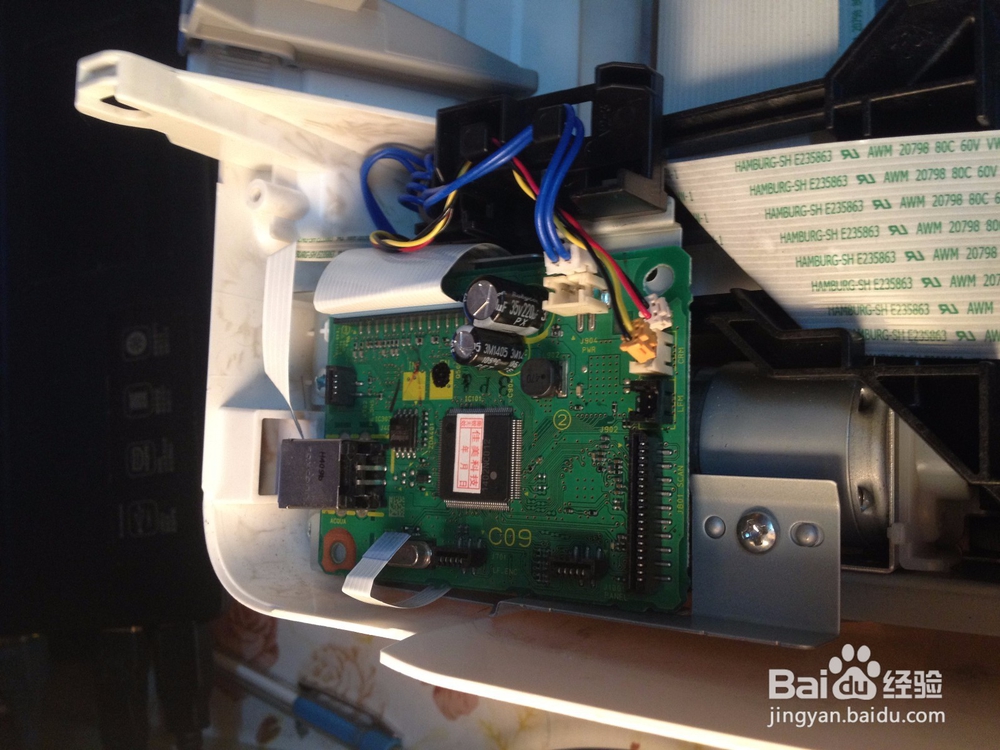 佳能MG2580打印机拆卸图解和MG2580主板更换教程