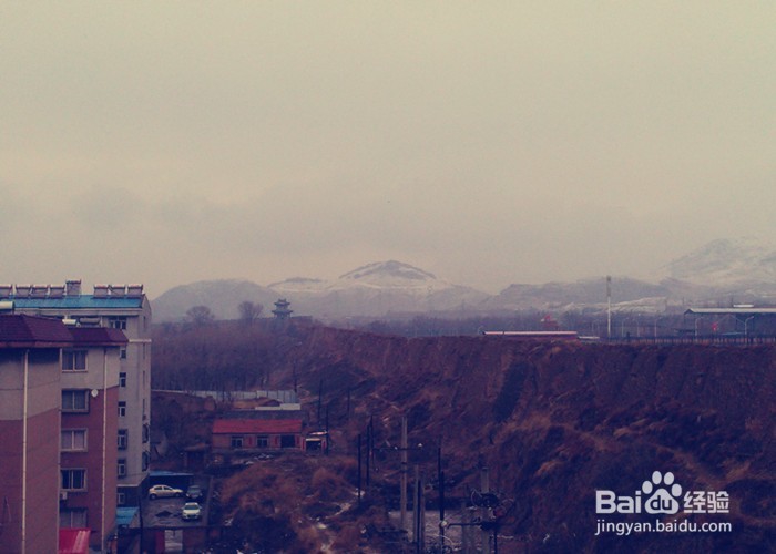 怎样拍摄雨加雪中的景色