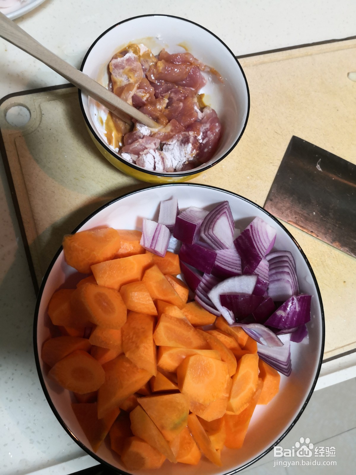 快手家常菜之胡萝卜烧肉
