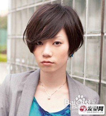 2013最新修颜瘦脸的短发美女发型图解